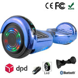 Chrome Blue 6.5" Led Wheel Hoverboard