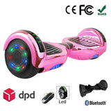 Chrome Pink 6.5" Led Wheel Hoverboard