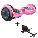 6.5" Chrome Segway Hoverboard + HoverKart BUNDLE DEAL