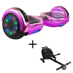 6.5" Chrome Segway Hoverboard + HoverKart BUNDLE DEAL