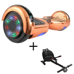 6.5" Chrome Segway Hoverboard + HoverKart BUNDLE DEAL